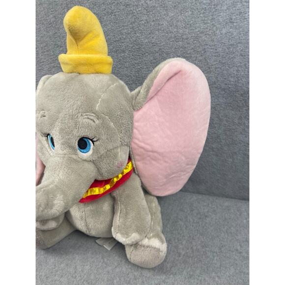 Disney Store Dumbo Blue‎ Soft Plush 12” Elephant Big Giant Ears Cuddle Huggable - Picture 3 of 10